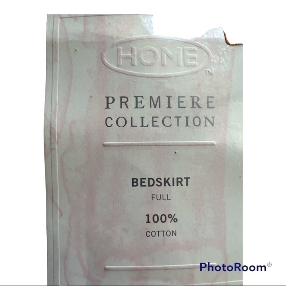 Full Size Lilac Smoke Bed Skirt - Picture 4 of 5